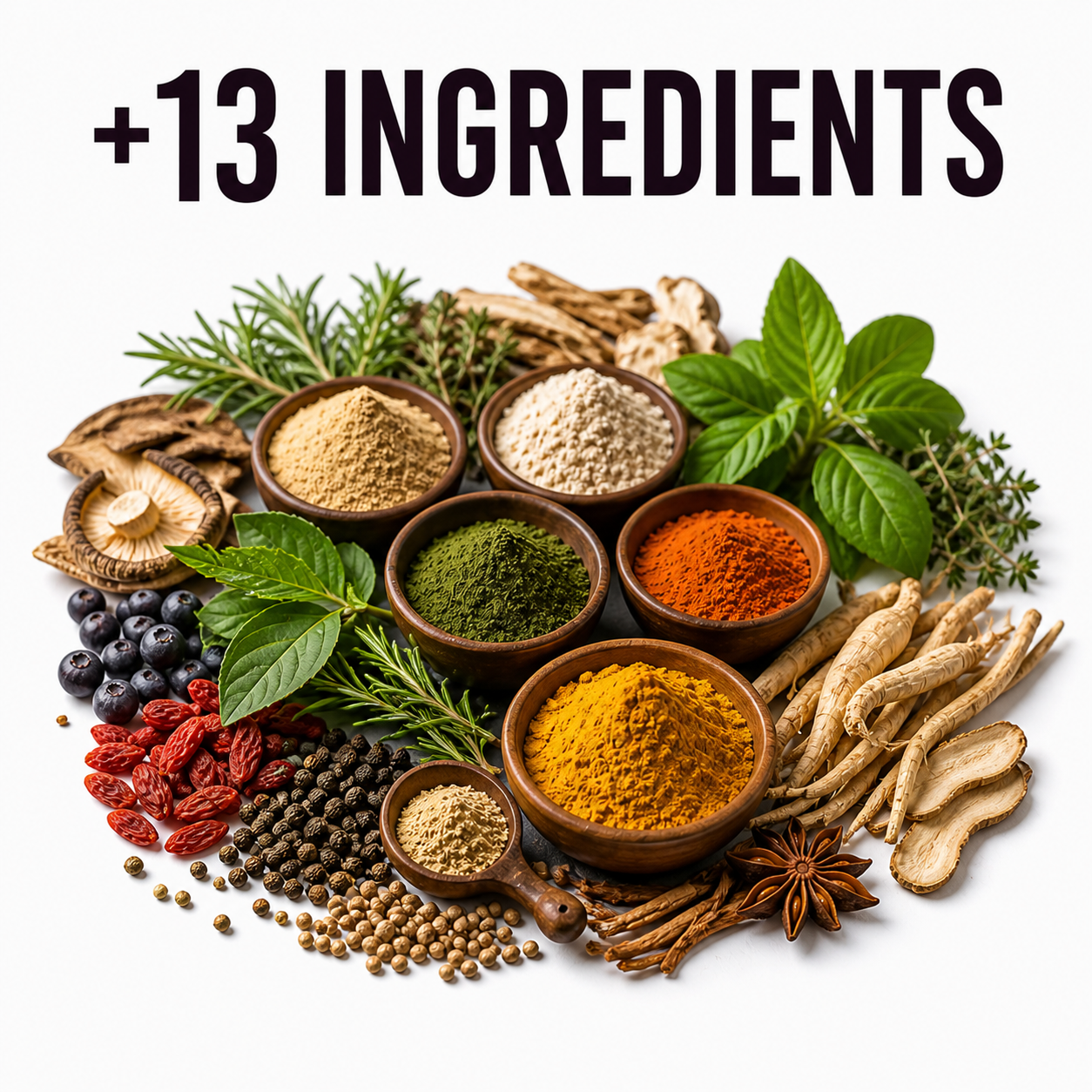 +13 Ingredients